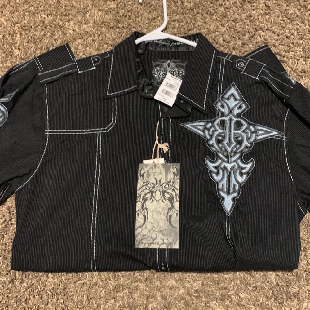 Mens Roar long sleeve shirt NWT